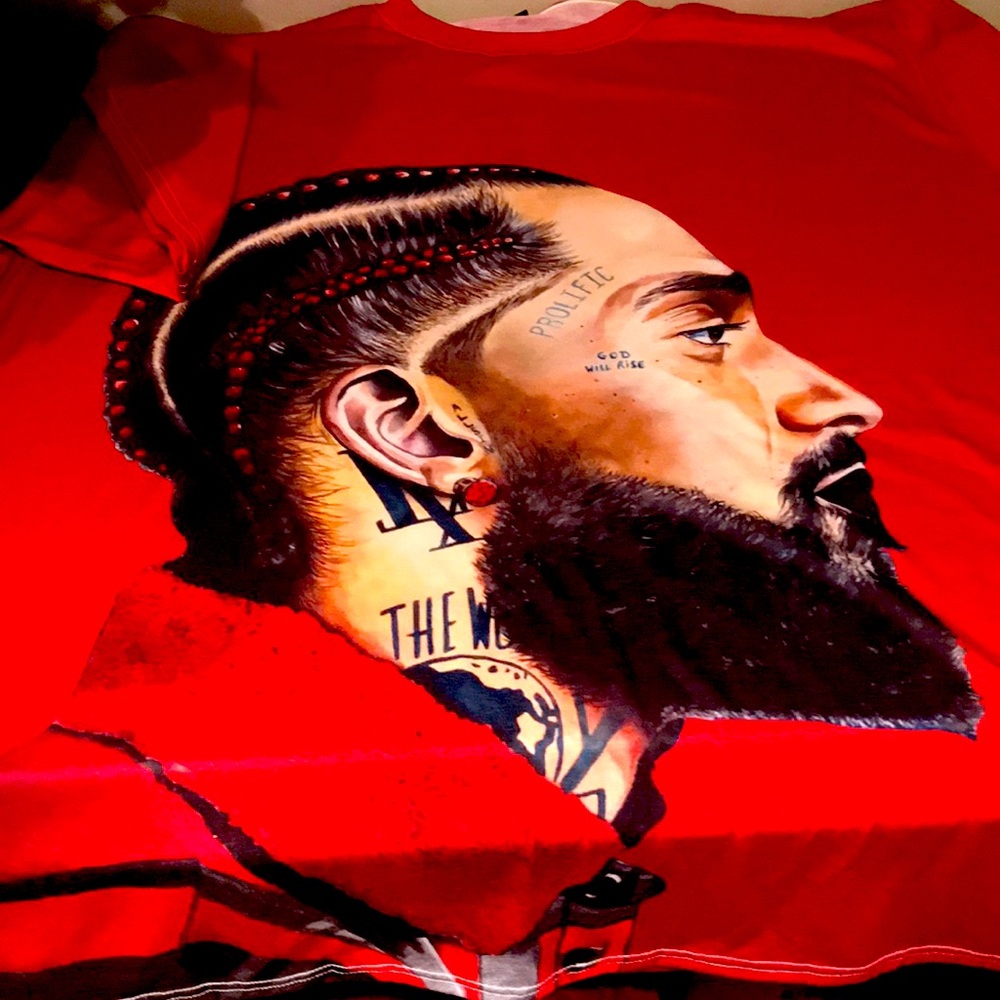 Nipsey Hussle Custom t-shirt